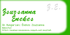 zsuzsanna enekes business card