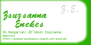 zsuzsanna enekes business card